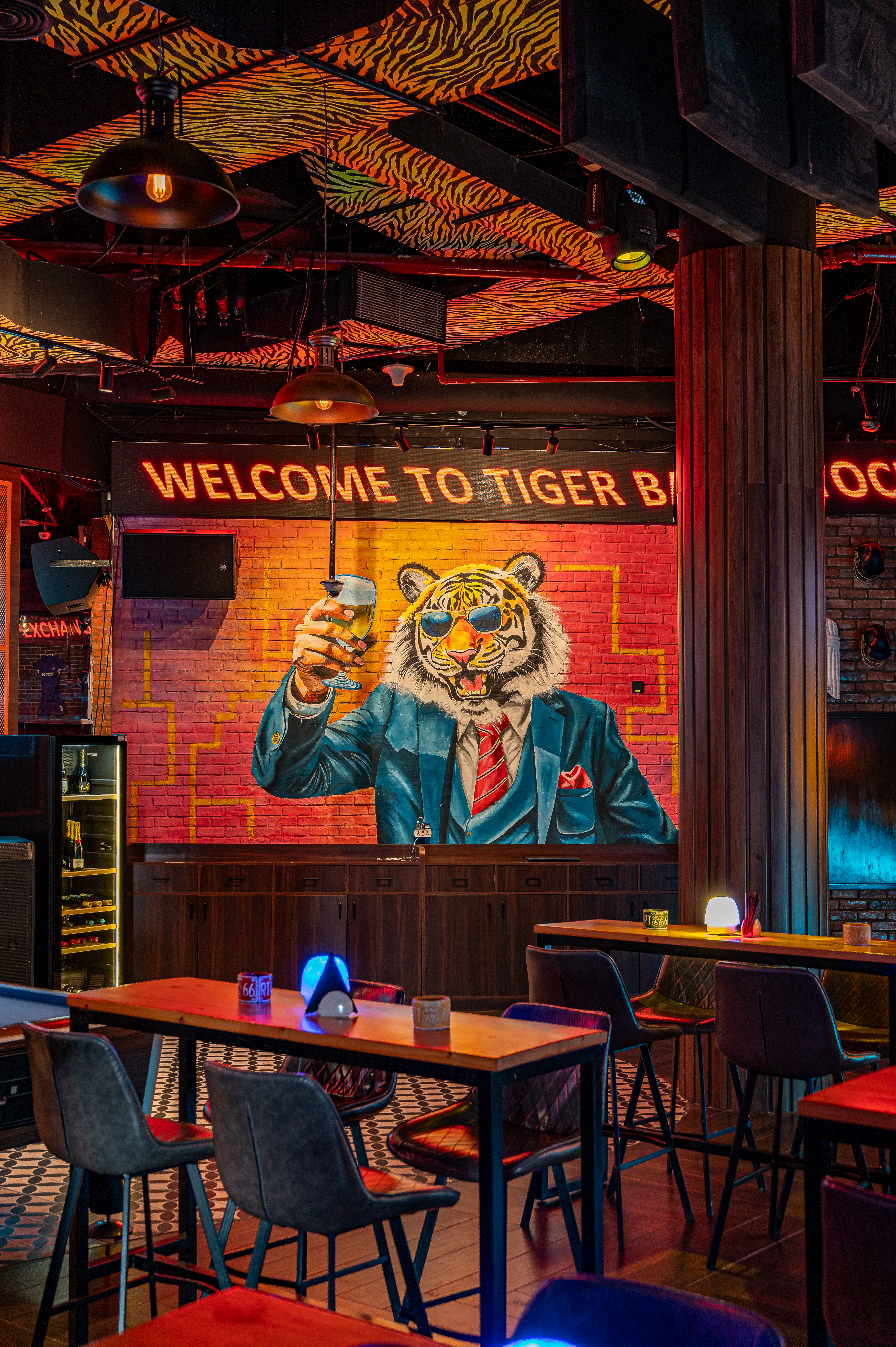 Tiger Club Dining Area